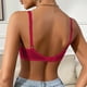 thumbnail image 5 of Mujeres de Color Sólido Cuatro Filas Ajustable Inalámbrico Sujetador Levantamiento Reunión Plegable Sagging para el Uso Diario, Ropa Interior de Nylon Cómoda, 5 of 6