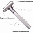 thumbnail image 2 of Metal Safety Hammer with Window Breaker and Seat Belt Cutter, Aluminum Alloy Emergency Rescue Tool for Car (1PC), 2 of 5