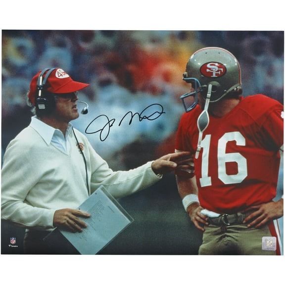 Joe Montana San Francisco 49ers Autographed 16" x 20" With Bill Walsh Photograph - Fanatics Authentic Certified