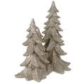 thumbnail image 2 of Northlight LED Lighted Glittered Christmas Trees Decoration - 7.5" - Warm White Lights, 2 of 3