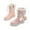 Z1-Red, variant on Kali_Store Toddler Girl Winter Boots Kids Winter shoes Ankle Boots Side Zipper Warm Non Slip Snow Boots(Khaki Size,10.5 Little Child)