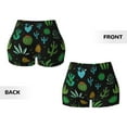 thumbnail image 6 of Mexico Desert Plant Cactus Workout Shorts For Women Scrunch Butt Lifting Yoga Gym Seamless Booty Biker Shorts Small, 6 of 9