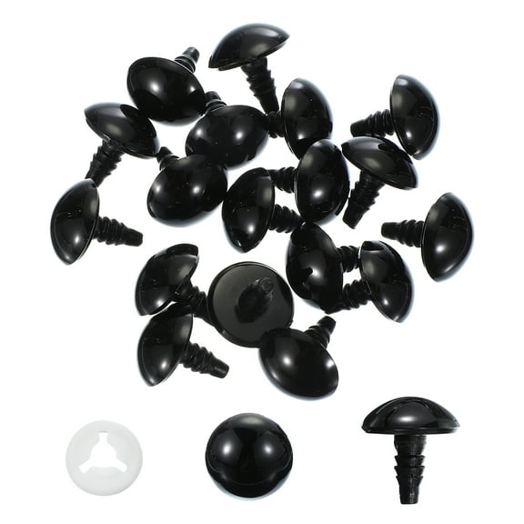 Uxcell 20mm Safety Eyes, 40 Pcs Plastic Craft Eyes with Protective Film
