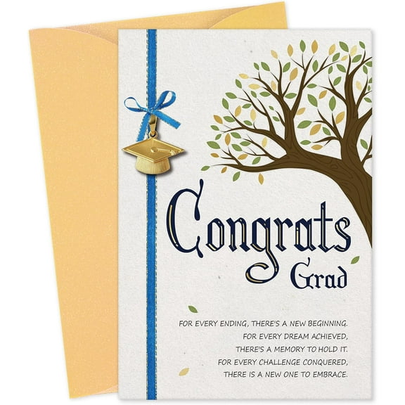 WaaHome 2025 Graduation Gifts for Him Her - Junior High School Graduation Card for Grandson or Granddaughter - College Congratulations Graduates Card for Daughter Son