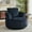 Dark Blue, variant on Plush Comfort Dark Brown Faux Fur 360° Swivel Accent Chair for Modern Living Room and Office Seating