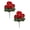 Red, variant on Blecry Bundles Artificial Geranium Flowers for Outdoors, Fake Plants for Home Kitchen Table Centerpieces, Red