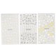 thumbnail image 1 of 3 pegatinas autoadhesivas para decoración de uñas con diseño de flores de primavera, de larga duración, para manualidades., 1 of 14