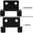 thumbnail image 3 of FUTUREORYY 6 Sets Wall Tile Display Bracket Stainless Steel Black Display and Storage Garden, 3 of 8