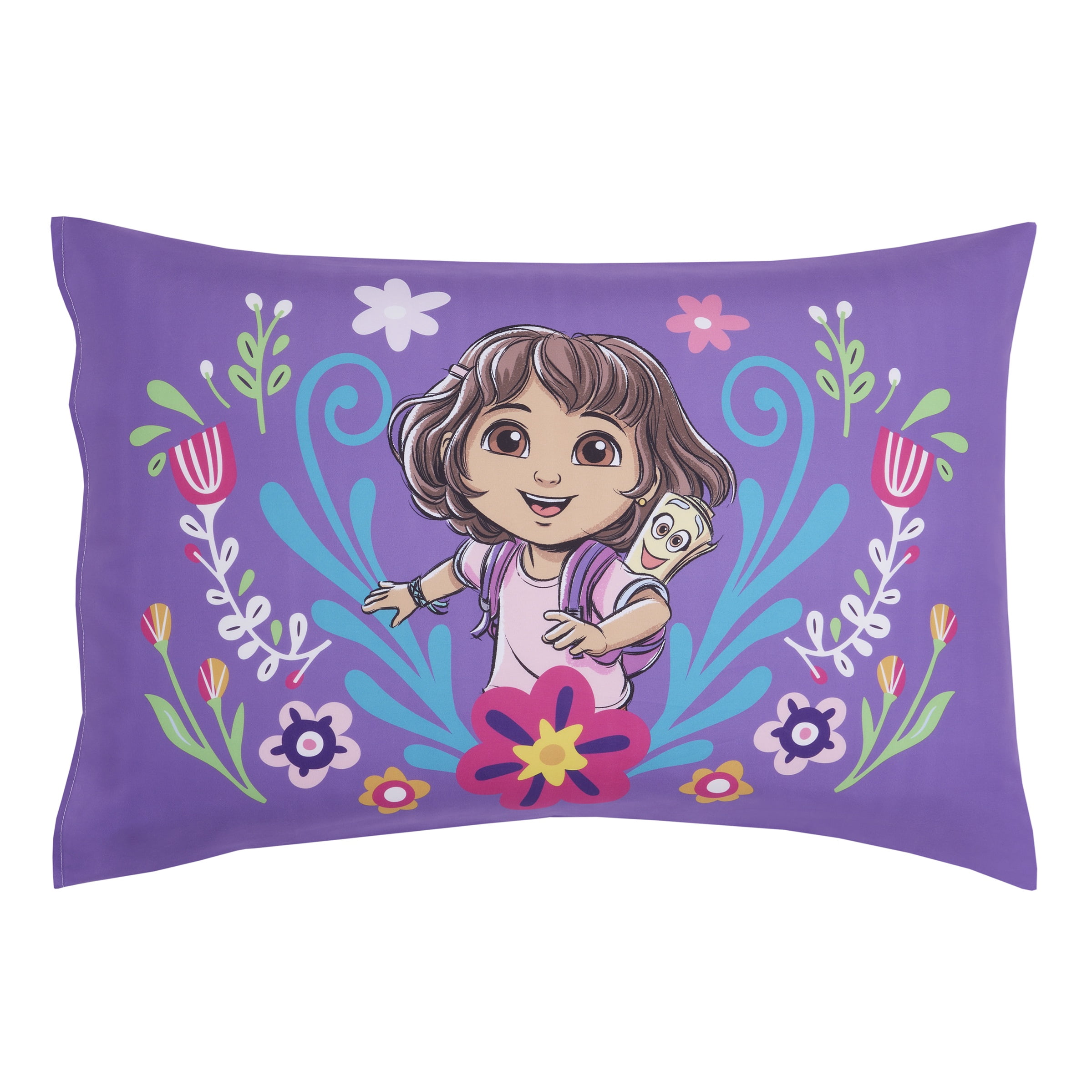 NoJo Dora Adventure Awaits Toddler Sheet Set 2-Piece