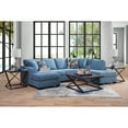 thumbnail image 5 of American Furniture Classics Bluebell U Shaped Sectional with 4 Throw Pillows, 5 of 10