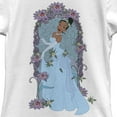 thumbnail image 2 of Girl's The Princess and the Frog Tiana Floral Frame  Graphic Tee White Large, 2 of 4