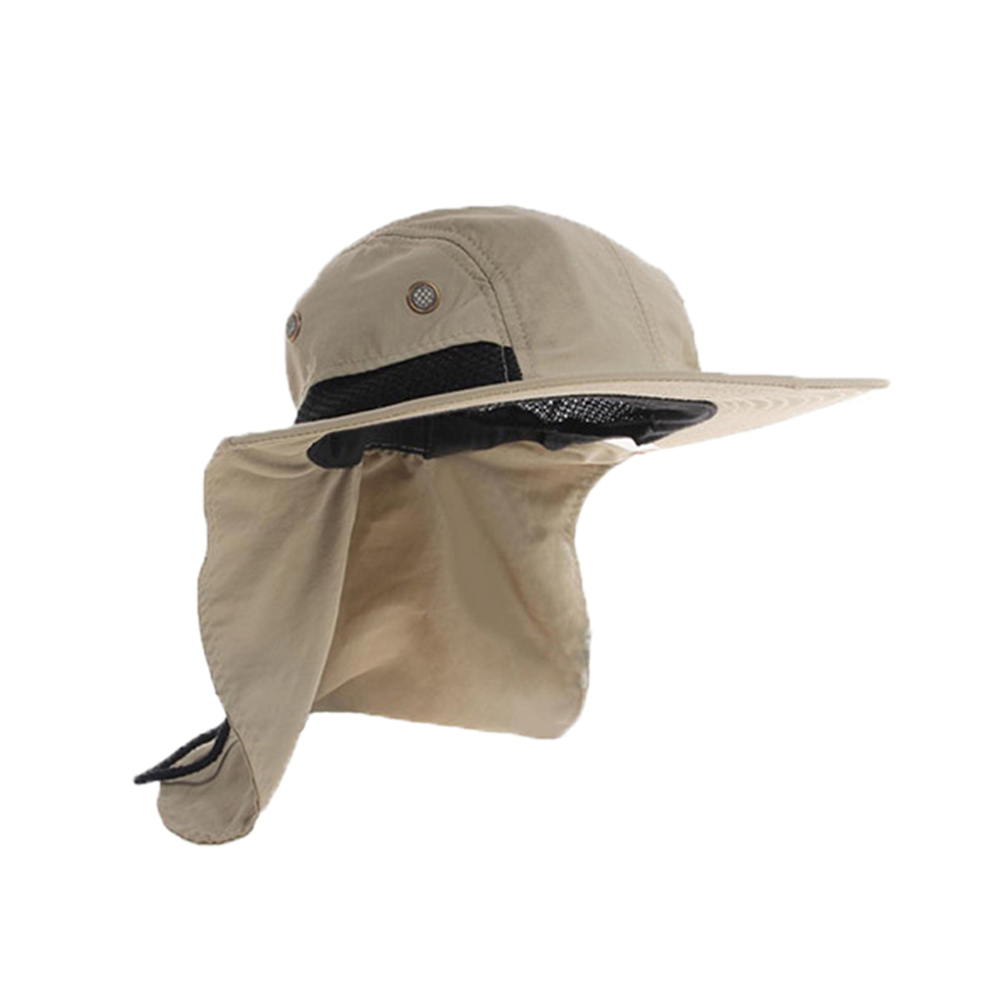 Unisex UV Protection Boonie HAT Outdoor Brim Neck Cover Bucket Sun Flap Cap HATS 