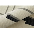 thumbnail image 2 of HomeRoots 514398 12 x 15 ft. Ivory, Gray & Taupe Wool Abstract Tufted Handmade Area Rug, 2 of 4