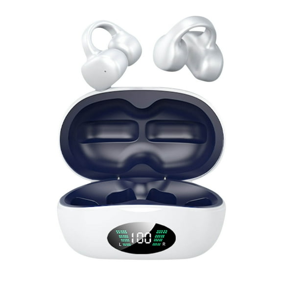 Headphones Wireless Ear Clip Headphones Bluetooth Mini Sports Running Earring Headphones Open Ear In Ear Headphones Wireless Earbuds With Earhook Wireless Earbuds