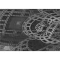 thumbnail image 1 of Ahgly Company Machine Washable Indoor Rectangle Transitional Charcoal Black Area Rugs, 8' x 12', 1 of 7