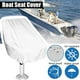 thumbnail image 3 of 210D Cubierta de asiento de barco individual, protección contra la lluvia contra el polvo, barco de mar al aire libre impermeable resistente a los ray blanco Soledad Funda para asiento de barco, 3 of 10