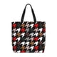 thumbnail image 1 of Fotbe Houndstooth Green Red Bolsa Tote con Estampado para Mujer, Bolsos con Cremallera, Bolsa de Hombro Casual de Gran Capacidad con Bolsillos Internos, 1 of 7