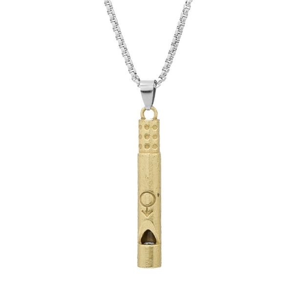 Collar de descompresión, colgante de acero inoxidable y mindfulness, accesorio para la respiración.