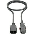 thumbnail image 2 of Eaton Tripp Lite Series Power Extension Cord Locking C13 to C14 PDU Style 10A 250V 18 AWG 3 ft. 0.91 m, 2 of 5