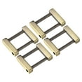 thumbnail image 1 of Monedero Correa Anillos Unique Bargains 4uds 25mm Metal Atornillable Grillete Reemplazo Hebillas para Cuero Bolsa Artesanía Bricolaje Accesorios Bronce, 1 of 5