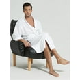 thumbnail image 5 of Men'S And Women'S Same Towel Material Pure Bathrobe, Thick Long Sleeved Long Bathrobe, Soft Absorbent Bath Towel, Colorful Home Robe, Bathroom Supplies, Couple'S Nightgown, Kimono Collar Bathrobe, 5 of 7