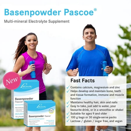 Pascoe's Basenpowder Pascoe - Multimineral - Electrolyte Powder - 100 ...