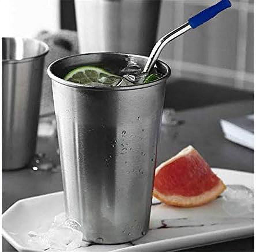 Stainless Steel Reusable Straw set with Silicon Tips and Travel Case