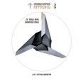 thumbnail image 3 of Ozcut Hurricane 3 Blade Offset Single Bevel Blades - 100gr, 125gr, 150gr 100% Stainless Steel Fixed Blade Broadhead (3 Pack), 3 of 9