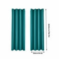 thumbnail image 3 of EGNMCR Home Decor, Room Decor Curtains Curtain Panel Pair 39 Inch W X 78 Inch L Curtain Set Stacking Elegant Curtains For Bedroom Curtains Round Hole Curtains Polyester Solid Color Curtain Fabrics, 3 of 6