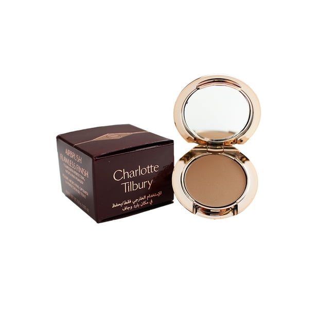 Charlotte Tilbury Charlotte Tilbury Airbrush Flawless Finish Setting Powder 3 Dark Travel Size 02oz 8g Walmart Com Walmart Com