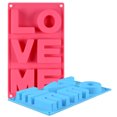 thumbnail image 6 of Six Cavity Christmas Tree Glove Sock Mold Jelly Pudding Rice Cake Tray Festive Baking Pan Homemade Dessert Crafting Mold for Holiday Parties Family Gatherings , D, 6 of 6