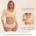 thumbnail image 4 of Lanola Arm Compression Sleeves for Women Arm Shaper Front Closure Post Surgery Arm Slimming, 4 of 4