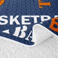 thumbnail image 5 of Erosebridal Basketball Sport Quilt King,Ball Games Lovers King Coverlet Set For Boys,3-Piece, 5 of 7