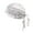 White, variant on Walbest Men Women Cotton Pirates Cap Sweat Wicking Beanie Cap, Paisley Pattern Bandanna Biker Head Wrap Quick-Drying Hat Biker Bandana, Pack of 1