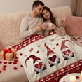 thumbnail image 4 of Valentine's Day Blanket, Extra Soft Flannel Fleece Throw for Bed Sofa, Warm Christmas Home Decor and Cozy Gift, 27.56x39.37 inch, 4 of 6