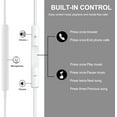 thumbnail image 3 of MINSUI-USB C Headphones Pack of 3 for iPhone 17/17Pro Max/16/16 Pro/16 Plus/16 Pro Max/15 Plus/15 Pro/15 Pro Max, Type-C Wired Earbuds with Microphone & Volume Control, 3 of 4