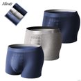 thumbnail image 4 of Ropa interior para hombre con terapia de campo energético Eft, 3 piezas/juego, calzoncillos tipo bóxer para hombre, calzoncillos tipo bóxer con ajuste magnético, parte inferior transpirable, pantalón, 4 of 5