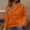 Orange, variant on Women Casual Oversized Long Sleeve, Oversized Comfy Cord Knit Tops, Crewneck Sweatshirts Pullover