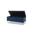 thumbnail image 3 of Madelyn Banc de Rangement Bleu Saphir Foncé, 3 of 10