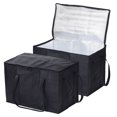 thumbnail image 1 of Unique Bargains 22.8'x13'x15' Insulated Reusable Grocery Bag Food Delivery Bags with Zipper Thermal Food Bag for Hot/Cold Food, 2 Pack, 1 of 7