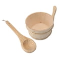 thumbnail image 4 of Bucket And Ladle Set, 4L  Bucket Spoon Set High Temperature Resistance  For Steam Room, 4 of 8