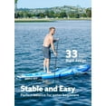 thumbnail image 2 of SLOOSH 10'6" Inflatable Stand Up Paddle Board, Portable Paddle Board with Premium SUP Paddleboard Accessories,Non-Slip EVA Deck for Youth & Adults, 2 of 7