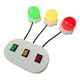 thumbnail image 2 of Interruptor de luz sensorial, juguete educativo con bombillas de colores rojo, verde y amarillo. Lámpara de control sensorial, ideal para niños., 2 of 9