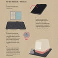 thumbnail image 7 of Pretty Kitty Cat Litter Mat - Small 12x16in Black Mat for Litter Box - Indoor Tray Mats for Cats - Essential Cat Accessories, 7 of 7