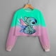 thumbnail image 1 of Otoño e Invierno nuevo Disney Stitch niñas suéter corto estampado cuello redondo ropa informal de dibujos animados para niños top150 cómodo heqiyong CONDUJO, 1 of 1