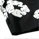 thumbnail image 4 of Summer Men Shorts Flower Print Drawstring Elastic Waist Loose Pockets Pleated Vacation Beach Sport Casual Homewear Short Pants, 4 of 5