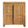 thumbnail image 6 of Walker Edison Modern Storage Accent Cabinet, Heritage Oak, 6 of 11