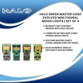 thumbnail image 7 of HALO Green Master Chief Evolved Mini Figural Mood Lights | Set of 4, 7 of 7