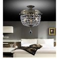 thumbnail image 3 of CWI Lighting Brass 3 Light Bowl Flush Mount With Antique Brass Finish, 3 of 4