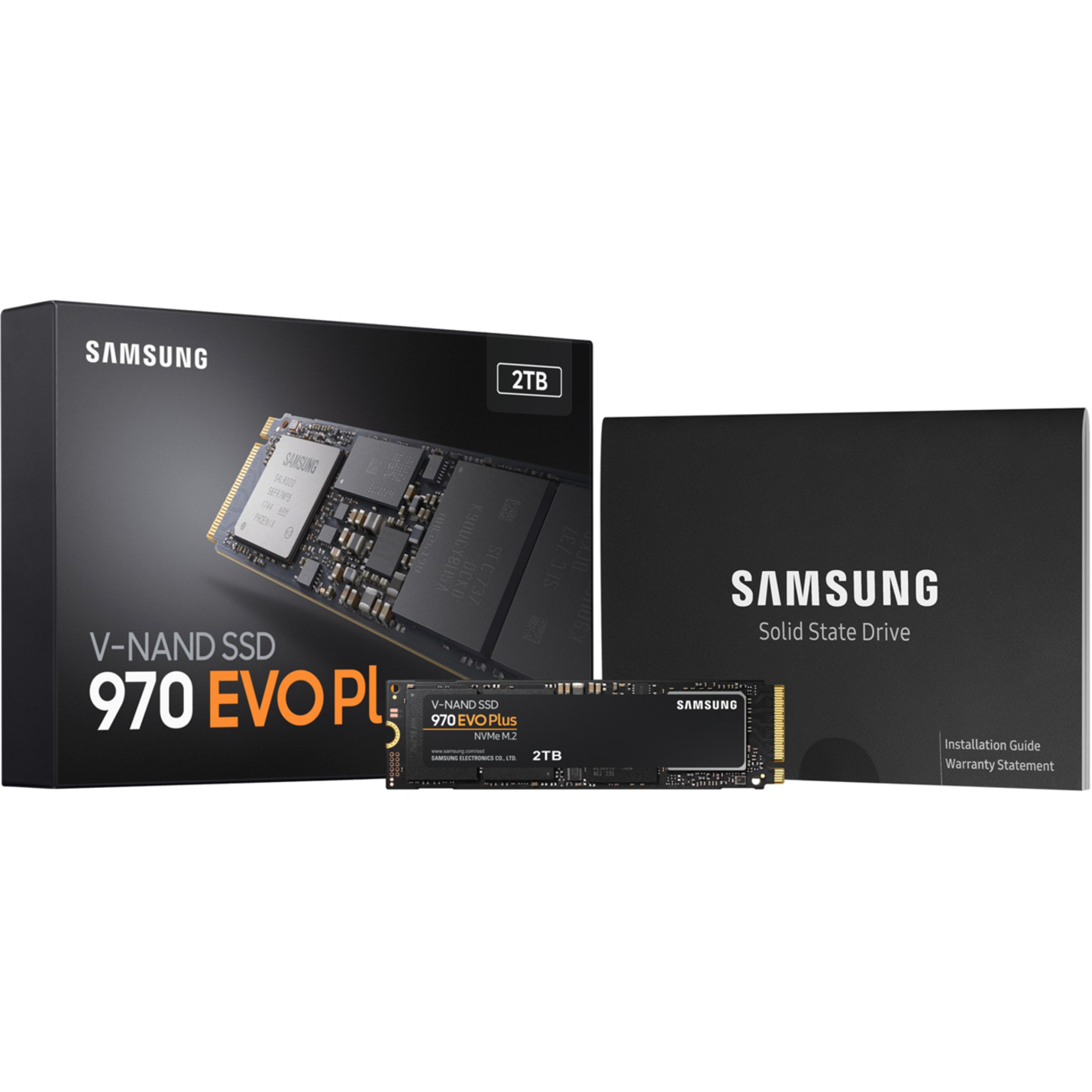 Samsung 2tb 970 Evo Plus Nvme M 2 Ssd Black Walmart Com Walmart Com